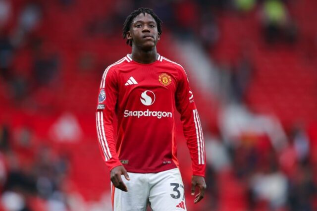 Kobbie Mainoo, estrela do Manchester United