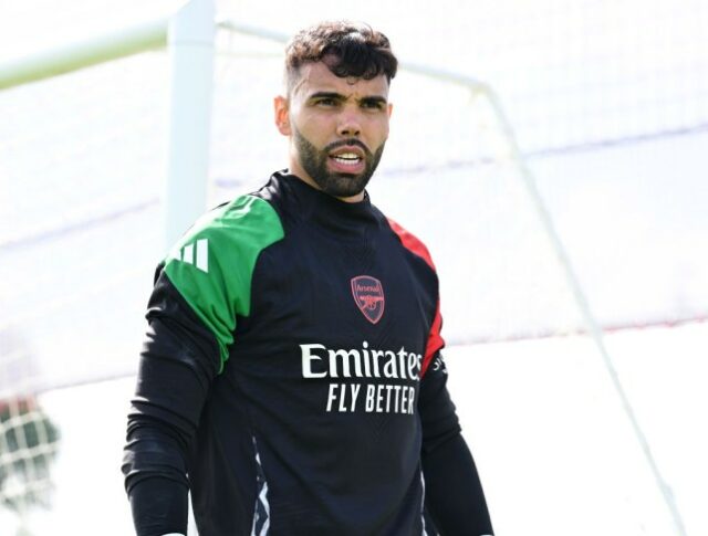 Goleiro do Arsenal, David Raya