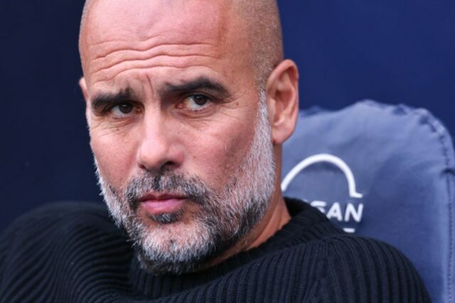 Pep Guardiolla, técnico do Manchester City