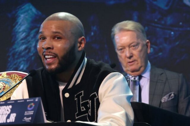 Chris Eubank Jr atacou Frank Warren em uma entrevista coletiva