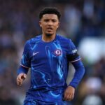 Jadon Sancho em ação pelo Chelsea