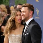 Jessica Biel e Justin Timberlake no Emmy Awards 2018