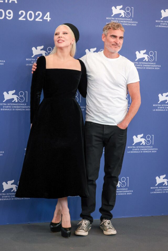 Joaquin Phoenix e Lady Gaga em 