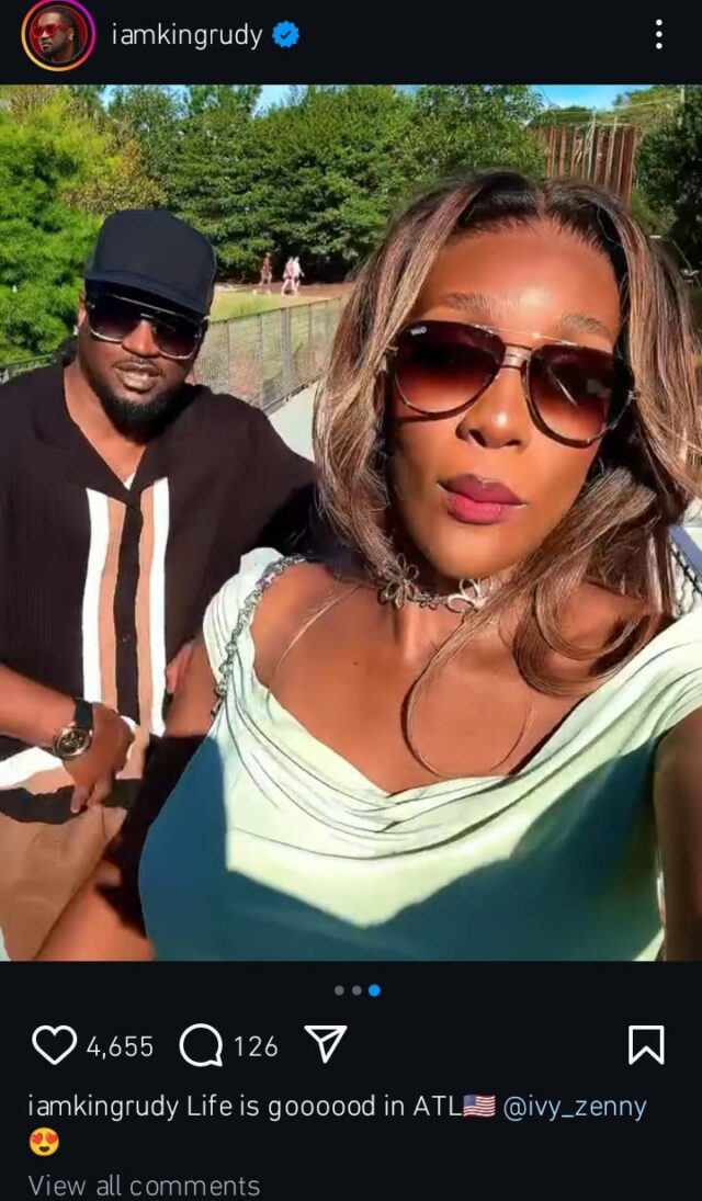 Paul Okoye passa um tempo com a esposa em Atlanta