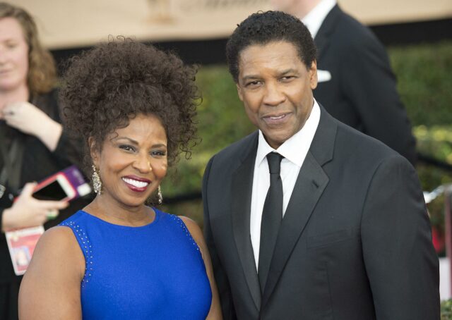 Pauletta Washington e Denzel Washington no 23º Screen Actors Guild Awards anual