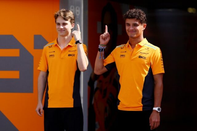 A dupla da McLaren Oscar Piastri e Lando Norris tem um objetivo em mente