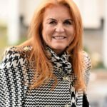 Duquesa de York Sarah FERGUSON nos estúdios de rádio Europe 1