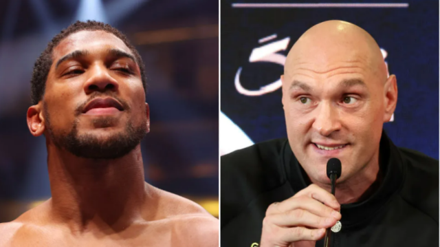 Anthony Joshua e Tyson Fury 