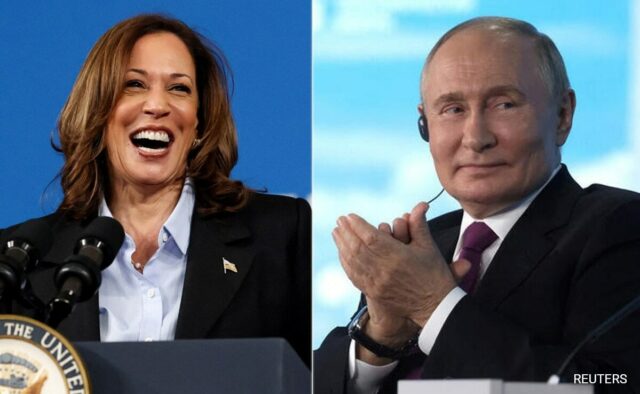 Putin apoia Kamala Harris para a presidência dos EUA e diz: ‘Admire sua risada contagiante’