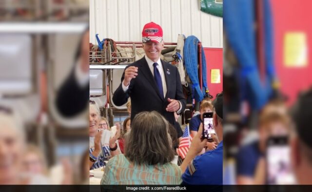 Biden Sports Trump Hat no evento de 11 de setembro, a Casa Branca chama isso de uma demonstração de ‘unidade’