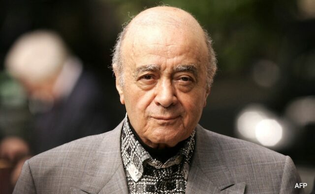 Mohamed Al-Fayed, bilionário cujo filho morreu com a princesa Diana, acusado de vários estupros