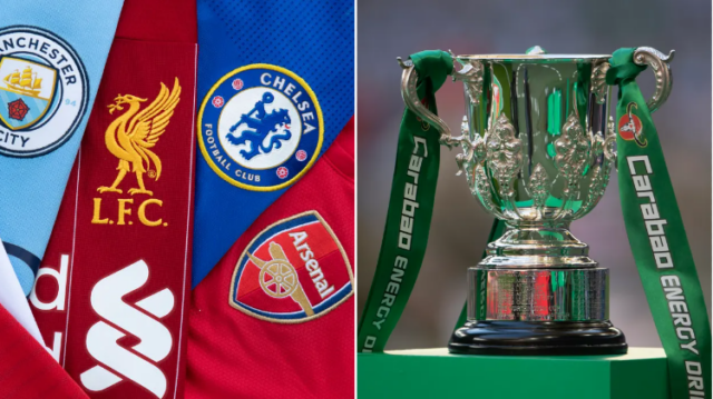 O sorteio da quarta rodada da Carabao Cup foi feito