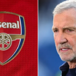 Distintivo do Arsenal e Graeme Souness