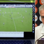 José Mourinho usou seu laptop para protestar contra uma decisão do VAR durante a vitória do Fenerbahçe por 2 a 0 sobre o Antalyaspor