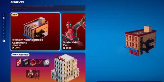 Todos os pacotes de skins da Marvel em LEGO Fortnite