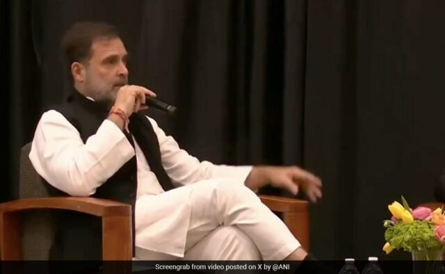 ‘A Índia tem que pensar sobre o ato de produção’: Rahul Gandhi nos EUA