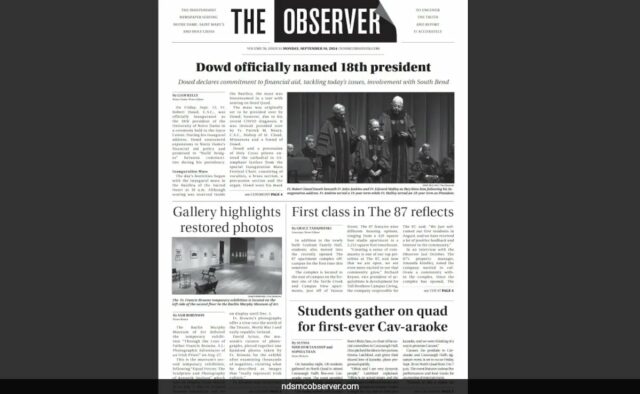 O jornal de domingo mais antigo do mundo, 'The Observer', à venda