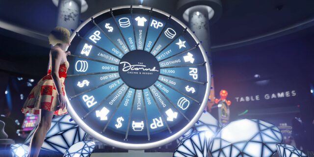 Falha no GTA Online faz a roda da sorte do Diamond Casino desaparecer