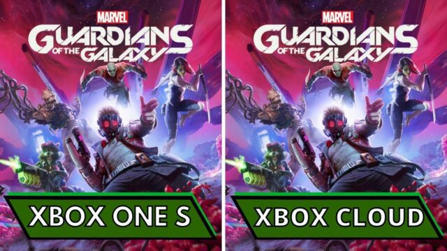 Comparação dos Guardiões da Galáxia - Xbox One S vs. Xbox Cloud Gaming