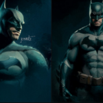 O artista marcial Scott Adkins se veste como o Batman do DCU em uma arte incrivelmente precisa e corajosa em quadrinhos