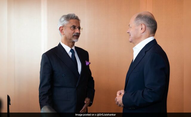 S Jaishankar visita o chanceler alemão e transmite saudações pessoais ao primeiro-ministro Modi