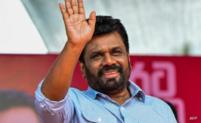 A política marxista do Sri Lanka, Anura Kumara Dissanayake, lidera a votação presidencial