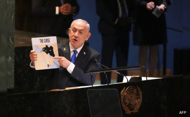 “Não há lugar no Irã que Israel não possa alcançar”: o grande alerta de Netanyahu na ONU