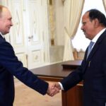 Ajit Doval, supostamente responsável pelo plano de paz para a Ucrânia, encontra-se com Vladimir Putin