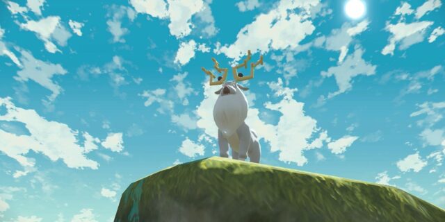 Fã de Pokémon compartilha a impressionante fusão Wyrdeer e Lycanroc