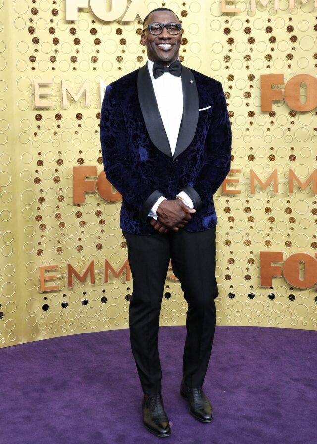 Shannon Sharpe na 71ª edição do Primetime Emmy Awards 