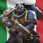 Space Marine 2 Player projeta armadura com tema italiano