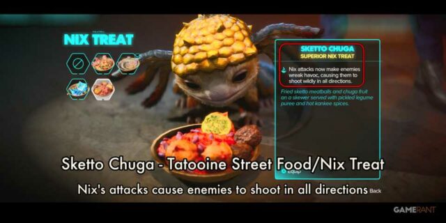 Como conseguir todas as guloseimas Nix em Star Wars Outlaws (Galactic Street Food)