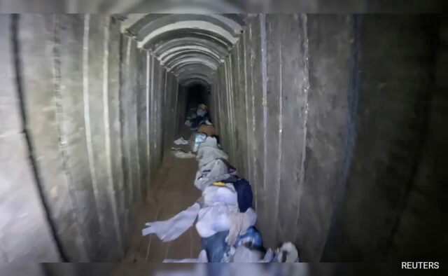 Israel compartilha vídeo de um túnel apertado onde reféns foram detidos e mortos