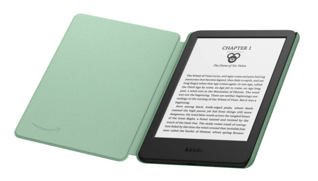 O novo leitor Kindle Paperwhite da Amazon tem uma tela maior e virada de página mais rápida