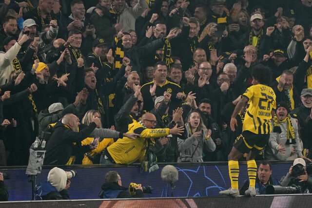 Dortmund constrói um muro indestrutível aos olhos da Europa no Signal Iduna Park