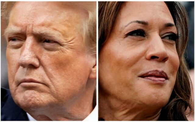 Donald Trump e Kamala Harris