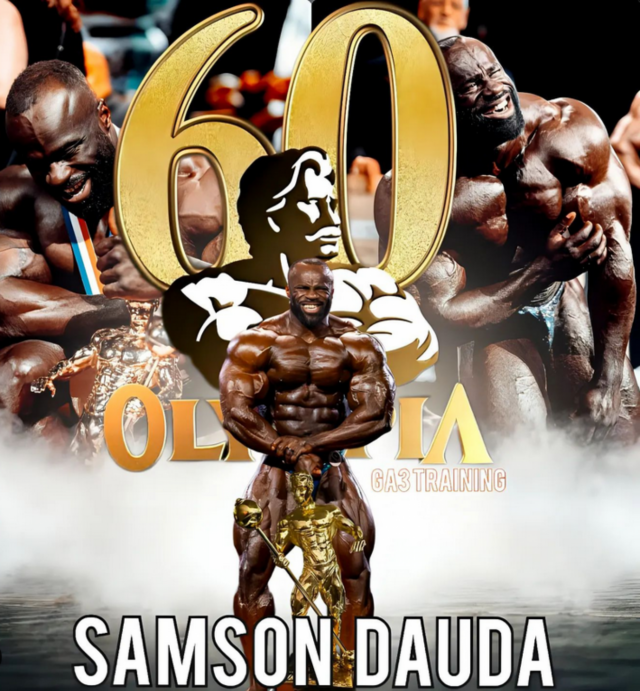 Quem é Samson Dauda, ​​​​o ex-jogador de rugby que venceu o Mr. Olympia 2024?