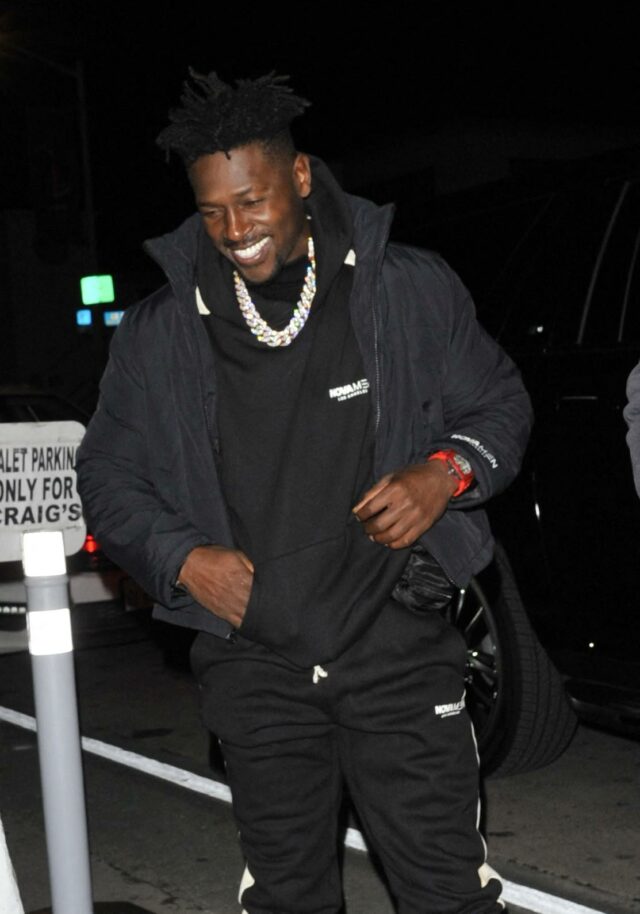 Antonio Brown no Craig's para jantar