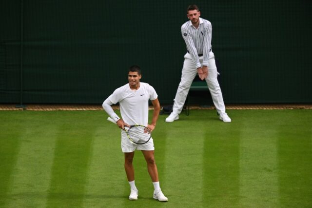 Juiz de linha em Wimbledon.