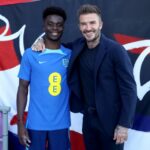 Bukayo Saka e David Beckham