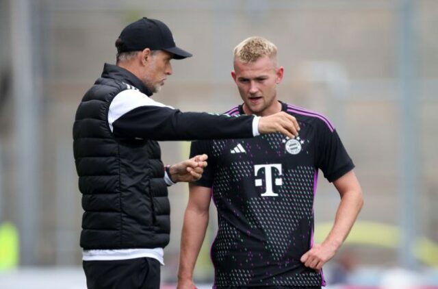 Matthijs de Ligt com Thomas Tuchel