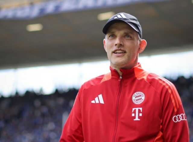 Thomas Tuchel, do Bayern Muenchen, antes da partida da Bundesliga entre TSG Hoffenheim e FC Bayern Munich