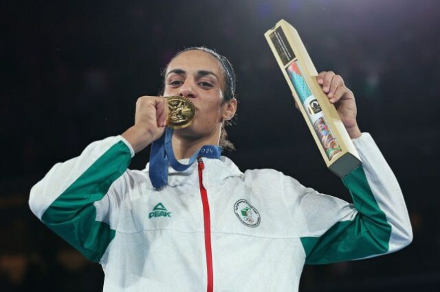 Imane Khelif ganhou uma medalha de boxe no boxe em Paris 2024