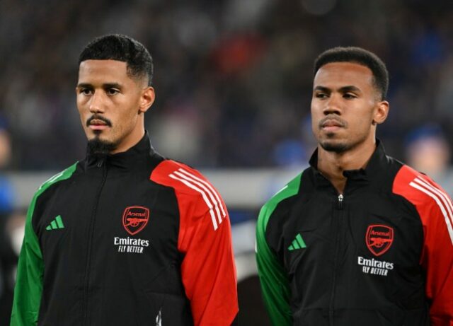 Arsenal é estrelado por William Saliba e Gabriel Magalhães