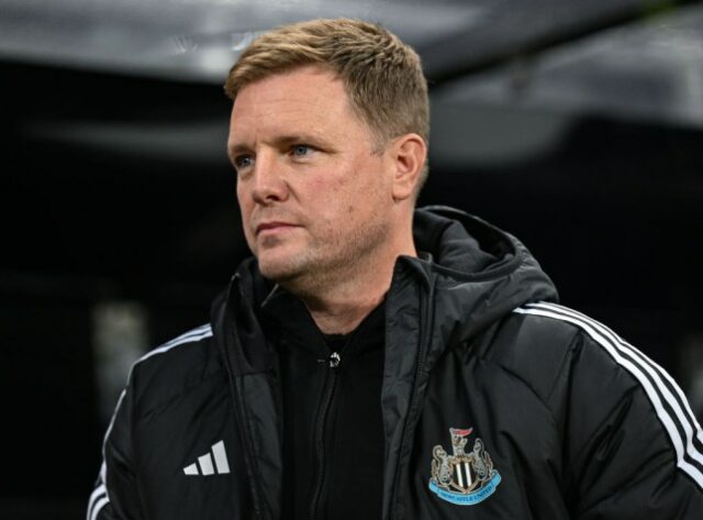 O técnico do Newcastle, Eddie Howe