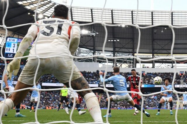 Rodrigo Muniz fotografou gol do Fulham contra o Manchester City