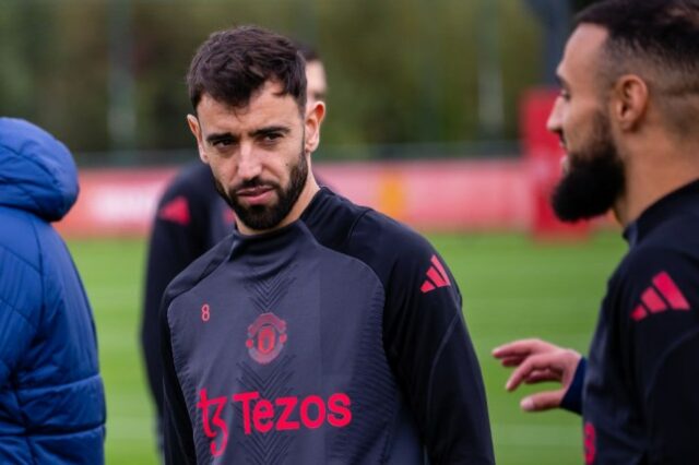 Bruno Fernandes está disponível para enfrentar o Aston Villa