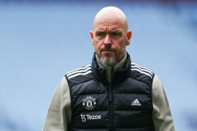 A equipe de Erik ten Hag teve o pior início de sua história na Premier League (Foto de James Gill – Danehouse/Getty Images)