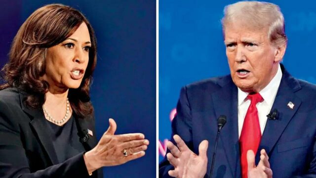 Campanha de Kamala Harris e Donald Trump no campo de batalha da Pensilvânia