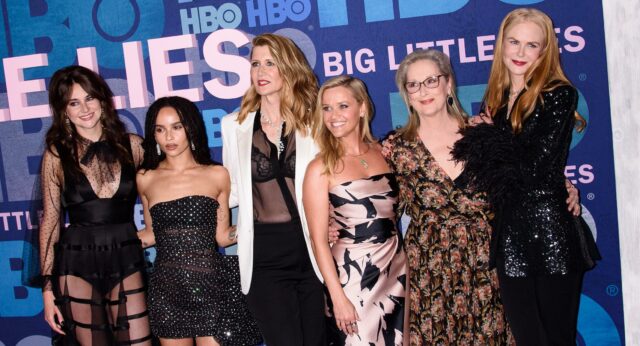 Big Little Lies, segunda temporada da HBO, estreia Jazz no Lincoln Center, NY. 29 de maio de 2019 Na foto: Shailene Woodley, Zoe Kravitz, Laura Dern, Reese Witherspoon, Meryl Streep, Nicole Kidman.